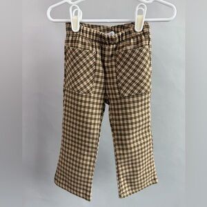 Zara Kids Plaid Pants - Size 2-3 Years - Retro Flare Pants
